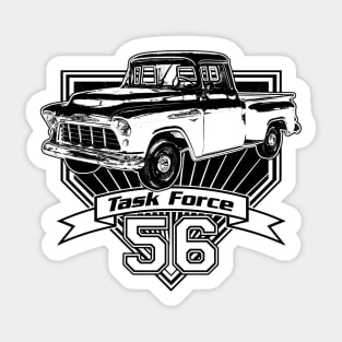 56 Chevy Truck Task Force Sticker